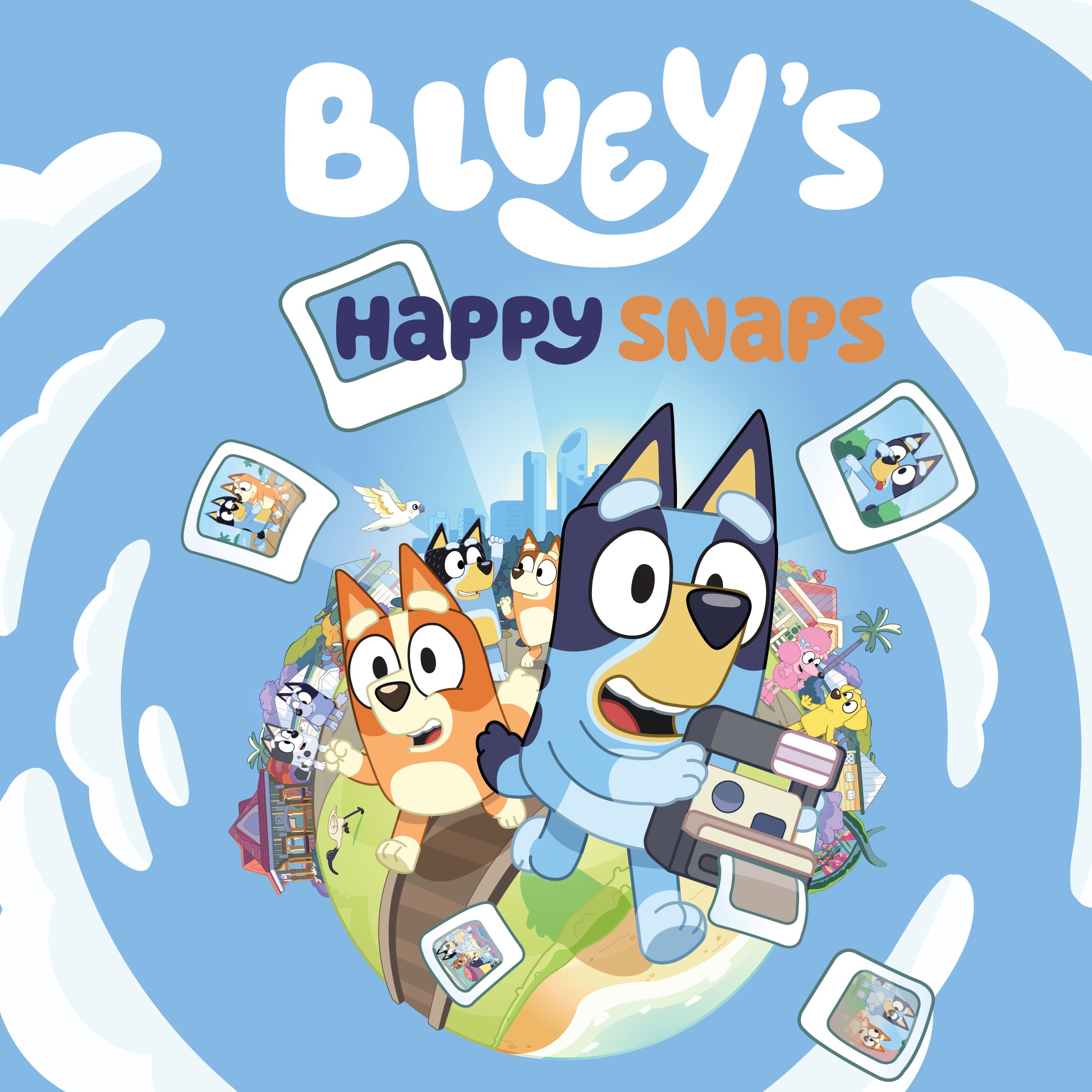 Bluey's Happy Snaps box art