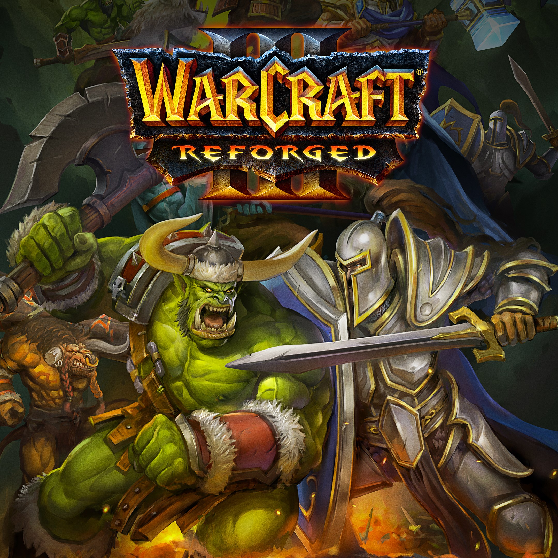 Warcraft® III: Reforged box art